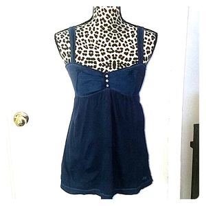 Dark blue tank top